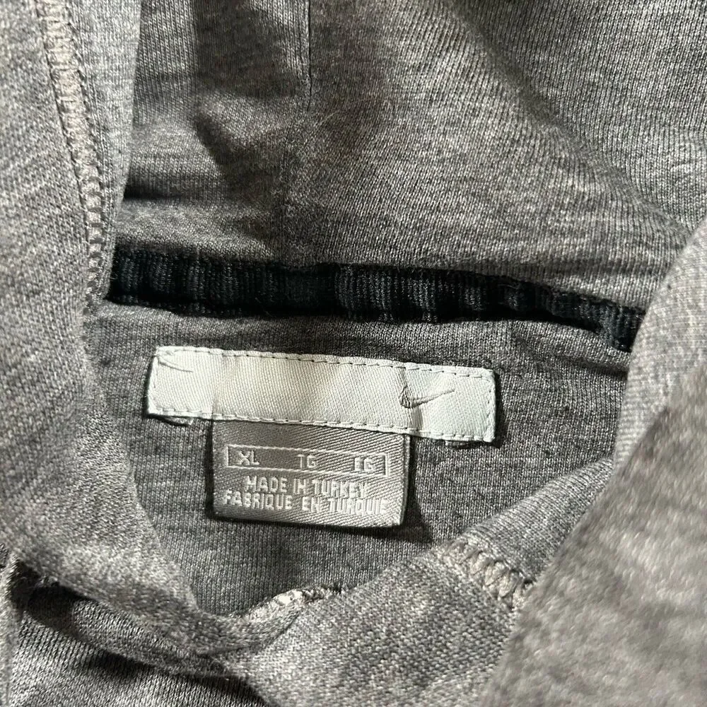 Vintage Nike Sweatshirt Men XL‎ Pullover Hoody Charcoal Gray